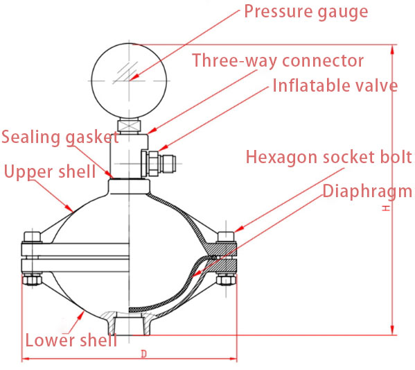 Diaphragm Damper Drawing