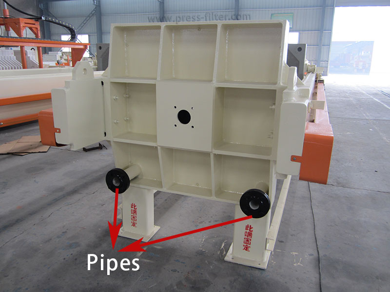 filter press pipes