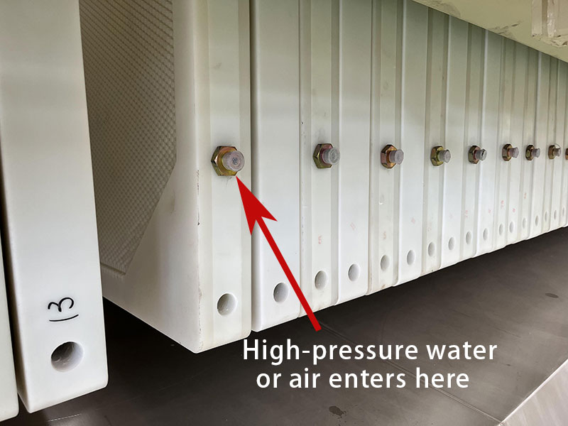 membrane filter plate