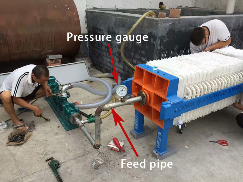 Filter Press Pressure Gauge