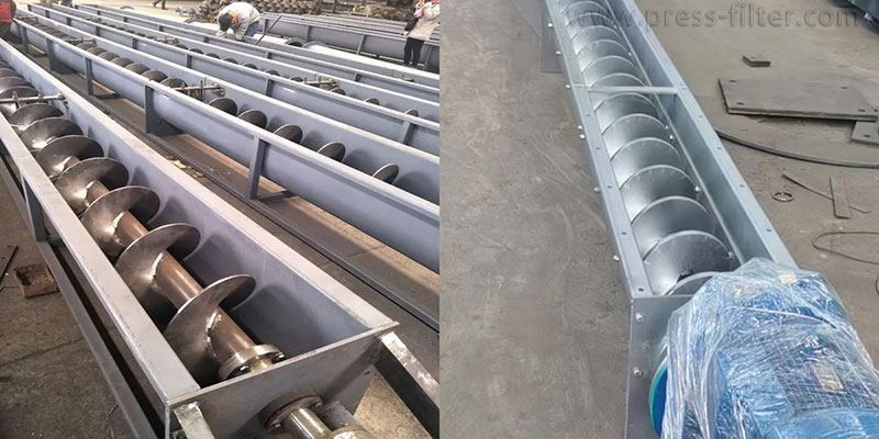 shaftless screw conveyor vs shafted screw conveyor