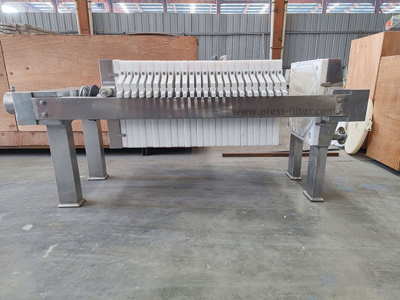 stainless steel coated filter press