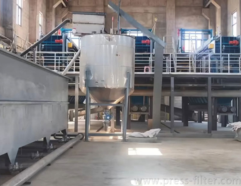 membrane filter press application site