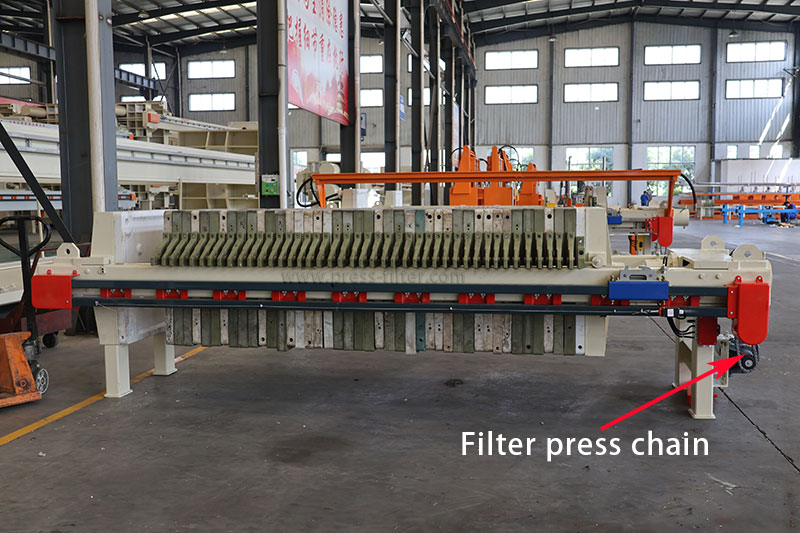 Filter press chain