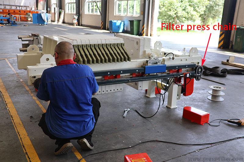 Filter press chain